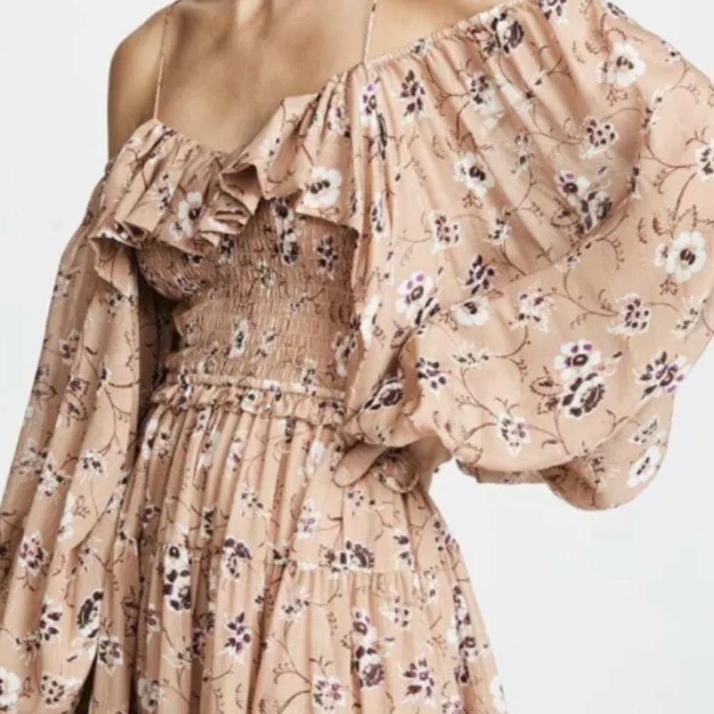 Ulla Johnson Monet Dress pink floral sz 0.